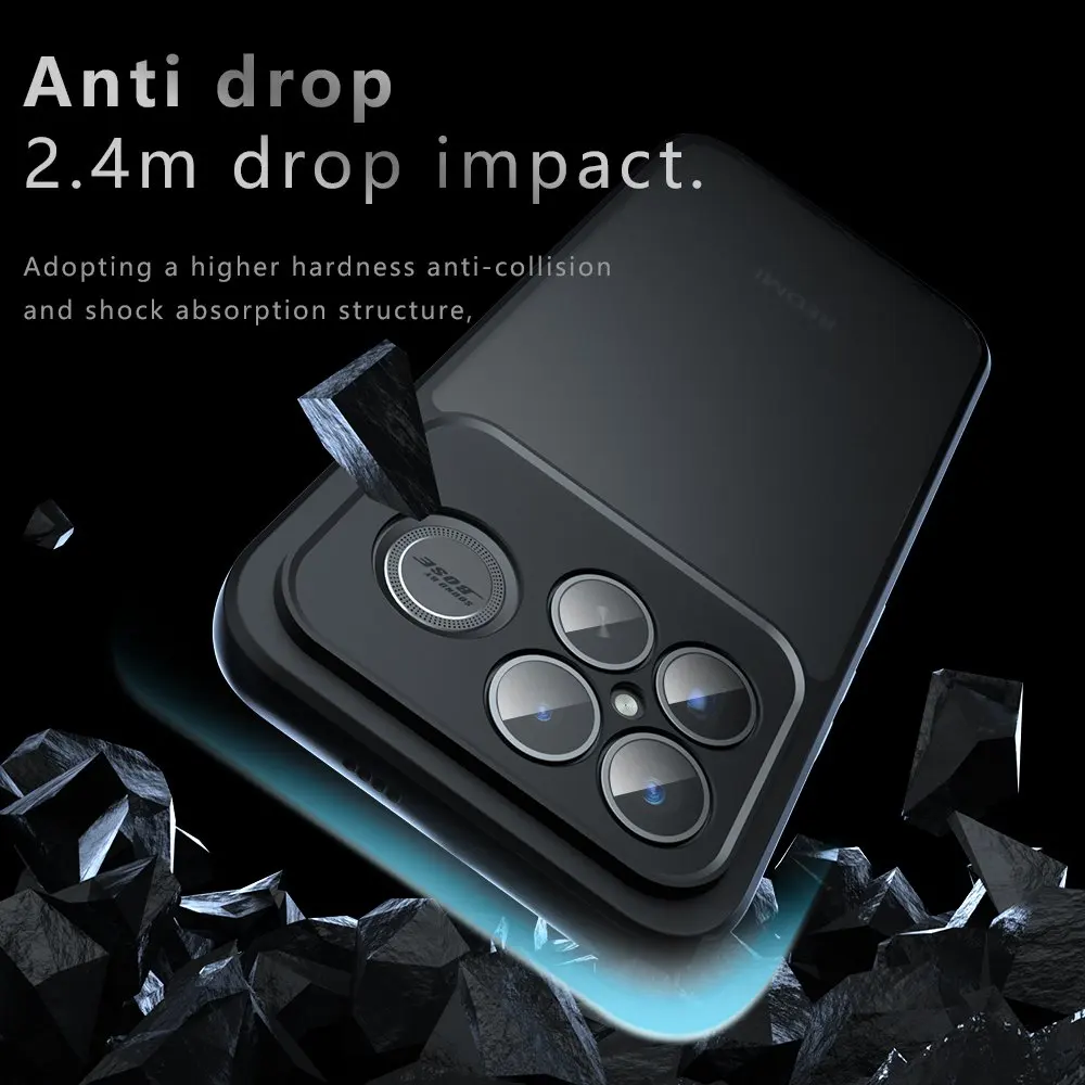 Para Poco F8 Ultra Frosted Funda Poco F8 Ultra Funda Coque mate transparente PC a prueba de golpes parachoques de teléfono Poco F8 Ultra - imagen 4