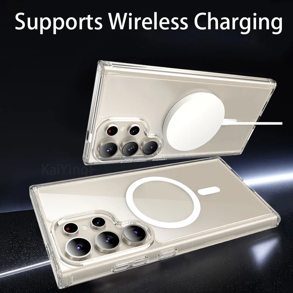 Funda MagSafe Transparente Samsung Galaxy S25/S24/S23FE/S22/S21 Antigolpe - imagen 2