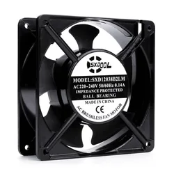 Ventilador 120mm IP68 Impermeable 220V Regulación de Velocidad Silencioso - Bola Doble
