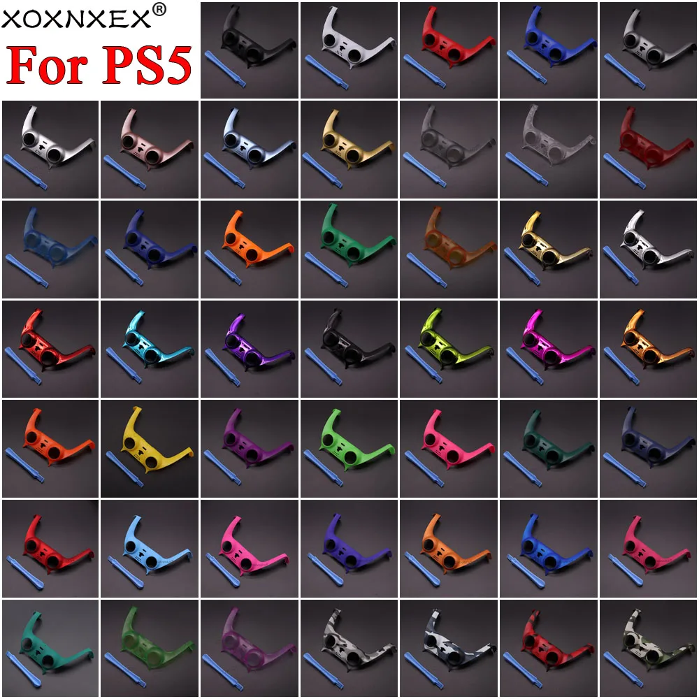 Mango de Joystick de controlador colorido, tira decorativa, accesorios para mando de PS5, tira decorativa, cubierta de carcasa de mando