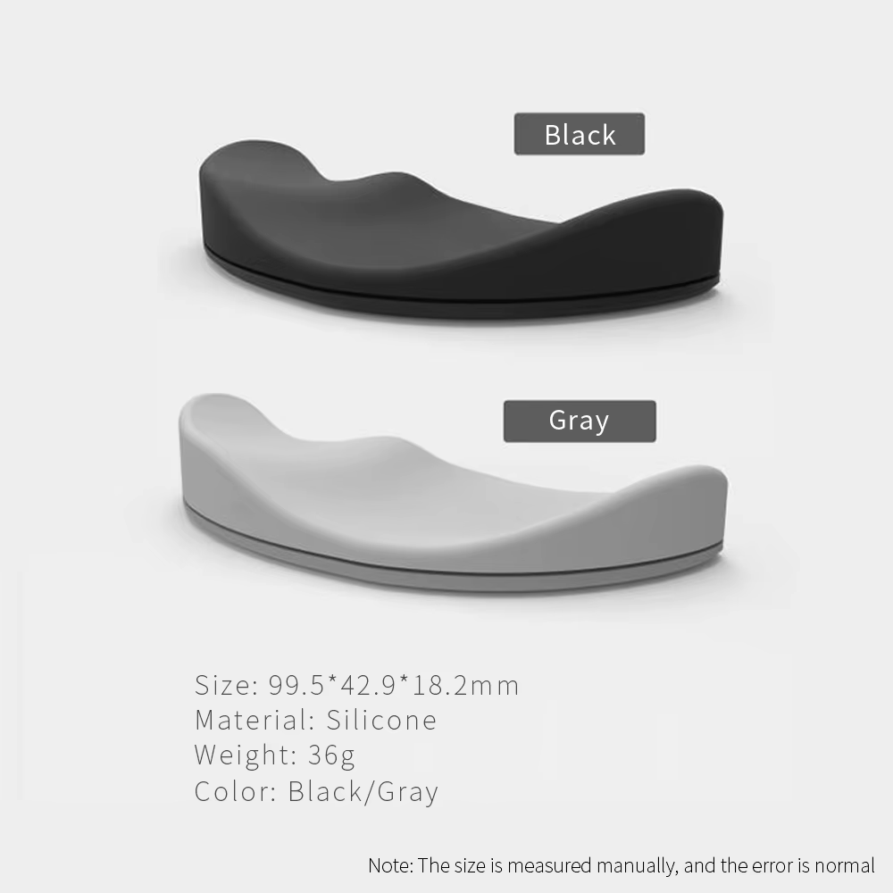 Left Hand Mouse Wrist Silicone Pad for Logitech MX Master 3S Wrist Protector Support Mat Palmar Pad - imagen 5