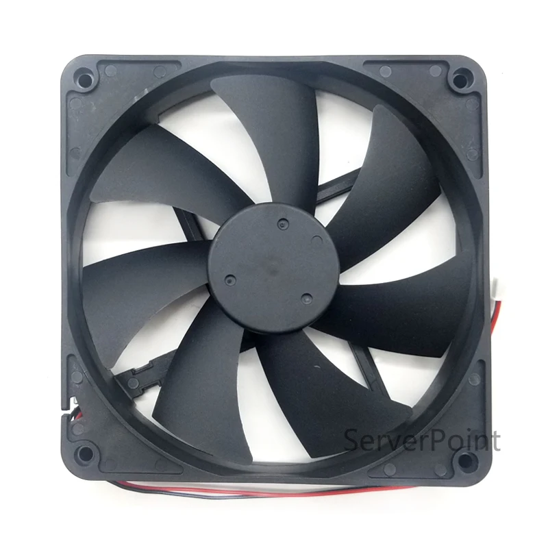 Ventilador de servidor de 2 cables para Yate Loon, nuevo, D14SH-12, DC 12V, 0.70A, 140x140x25mm, envío gratis - imagen 3