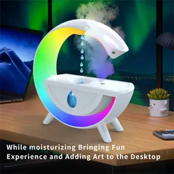 Humidificador LED Antigravedad Gota de Agua Escritorio