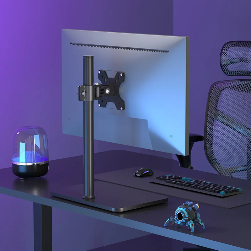 HILLPORT Brazo de monitor para pantalla de 14 "-32" Soporte de rotación de PC con montaje inclinable de 8,5 kg Soporte de mesa de escritorio 360 ° Soporte DZ2022 - imagen 5