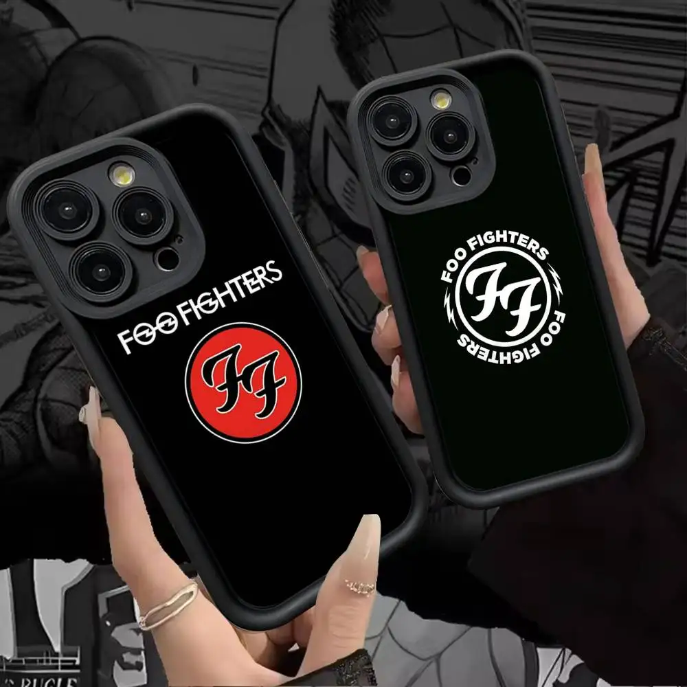 Funda de teléfono F-Foo F-Fighters, funda de silicona para iPhone 17 16 15 14 13 Pro Max, funda suave a prueba de golpes
