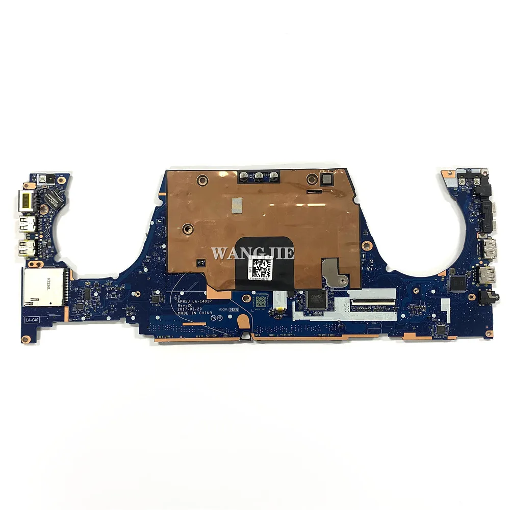 LA-C401P para HP ZBook Studio G3 15 G3 Mobil Series placa base para ordenador portátil I7-6700HQ CPU + M1000M 2GB GPU 840931 -601 840931 -001 - imagen 2
