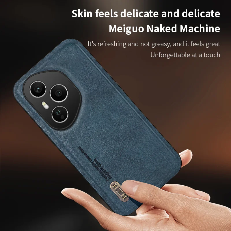 Para Huawei Honor 400 Pro funda de lujo de cuero PU funda protectora trasera magnética funda de teléfono para Honor 400 Lite carcasa de teléfono - imagen 2