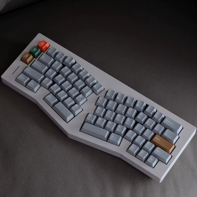 GMK-Juego de teclas de Material moderno, tapas de llave subcama con tinte PBT, perfil de cereza, a prueba de luz, para interruptor MX 68, 75, 87, 96, 980, Alice, 1 Juego - imagen 5