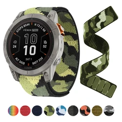 Correa Nylon Garmin Fenix 7 Epix Pro Enduro 2 Forerunner 965 - 22/26mm Gancho