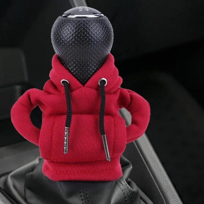 VIKEFON-Sudadera con capucha lavable para cambio de marchas de coche, decoración divertida, Kit de manija de palanca de cambios de coche, accesorios universales creativos para Interior de coche - imagen 2