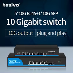 Switch PoE gestionado SFP+ para red Gigabit rápida y fiable