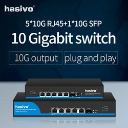 Switch PoE gestionado SFP+ para red Gigabit rápida y fiable