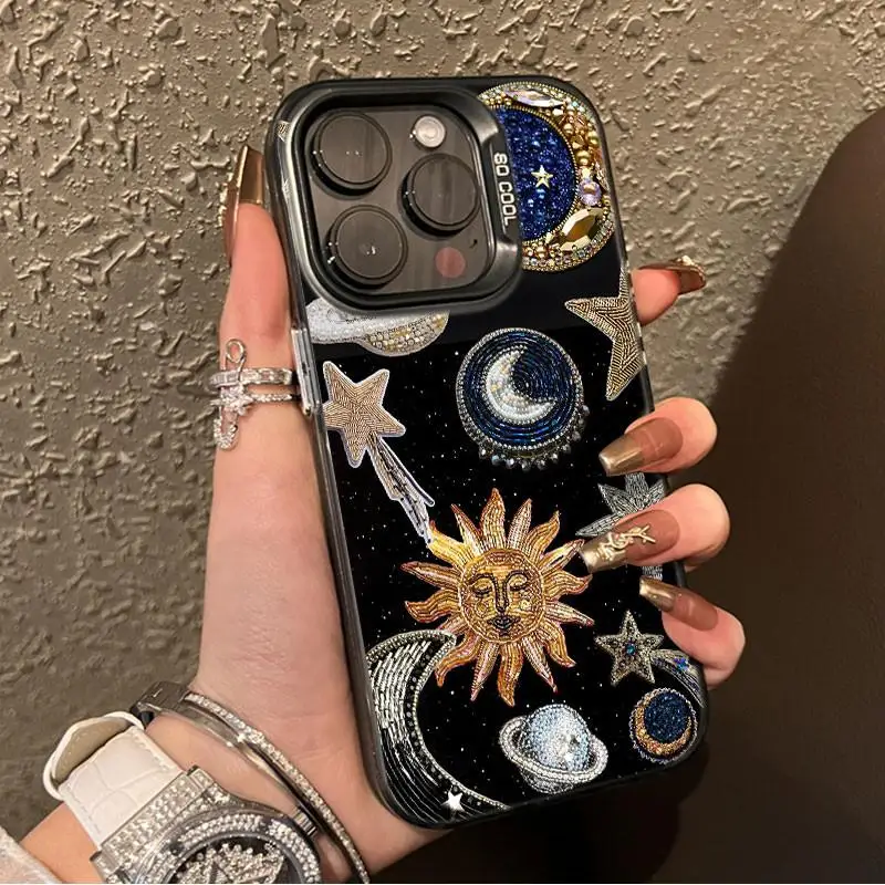 Funda Stellar Spikes para iPhone 17Air 16 15 14 13 12 11 Pro Max XR XS 7 8 Plus carcasa protectora de pantalla a prueba de golpes