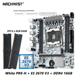 Placa Base Machinist X99 PR9-H White para servidor Xeon E5-2670 V3