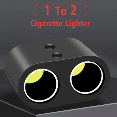 Encendedor de cigarrillos Universal de 2 vías para coche, 12V-24V, enchufe de encendedor de cigarrillos para barco ATV, enchufe adaptador de 1 a 2 - imagen 4