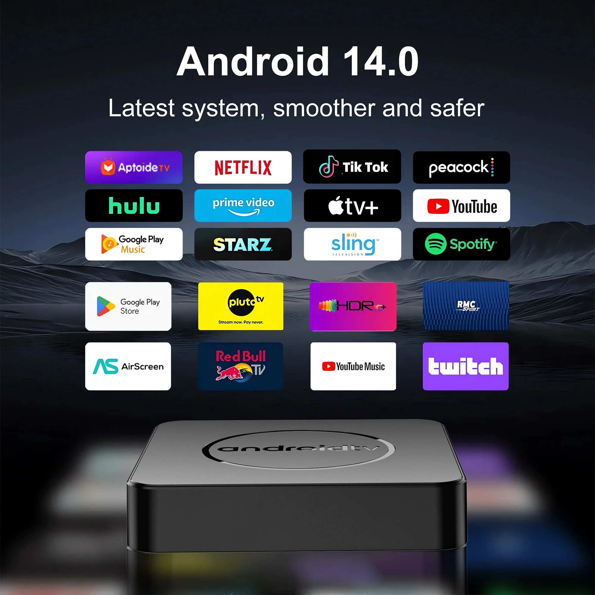 Caja de TV Android Mortal Q1 con procesador Allwinner H313, compatible con wifi 2.4G/5.8G, Bluetooth 5.2, Asistente de Google, 2 GB de RAM, 16 GB de ROM y 8 GB de ROM. Caja de TV inteligente para el hogar. - imagen 4