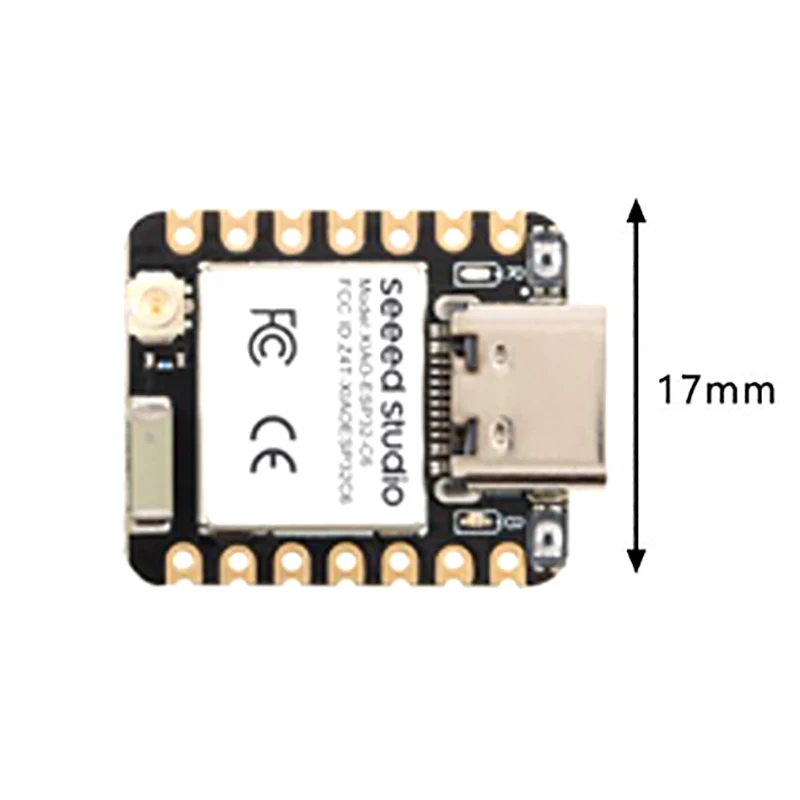 1 unidad Seed Studio XIAO ESP32C6 WiFi 6 + compatible con Bluetooth Ble 5 compatible con placa de desarrollo Zigbee Matter módulo inalámbrico WIFI - imagen 5