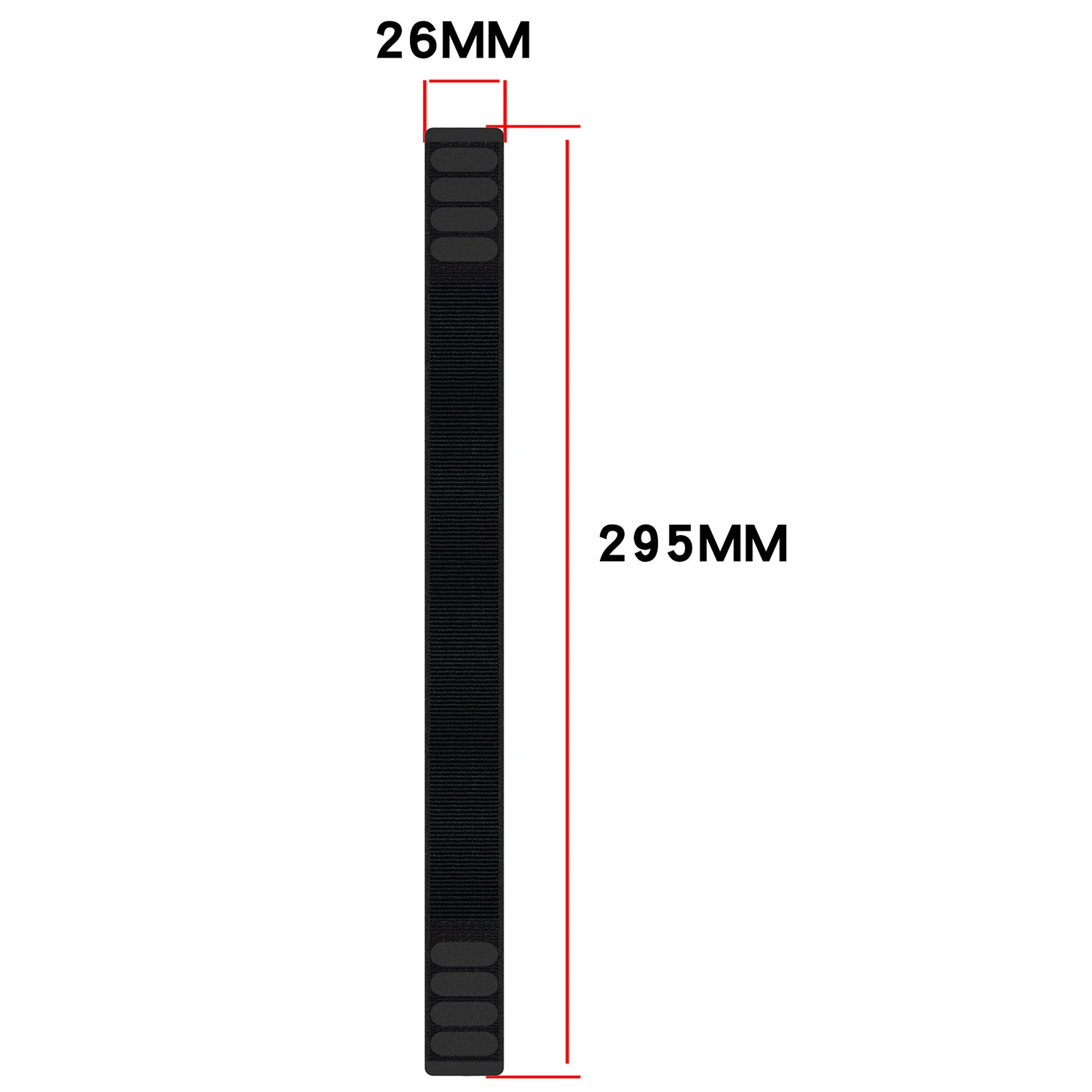 Correa de nailon de 26mm para Garmin Fenix 8 51mm/Epix Pro 51mm correa de reloj inteligente Fenix 7X/6X Pro/5X Plus/3 accesorios pulsera - imagen 4