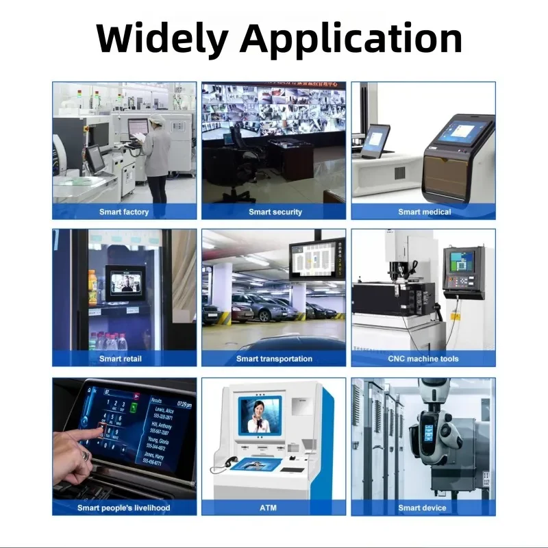Zhixianda 13,3 pulgadas 1920*1080 LCD pantalla multitáctil Monitor de pantalla plana de grado Industrial con HD VGA USB - imagen 4