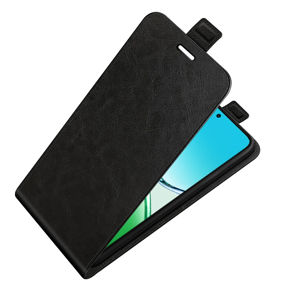 Para OPPO A5 5G Funda de cuero con tapa Funda suave Cartera vertical Ranura para tarjeta de crédito de cuero para OPPO A5 5G - imagen 3
