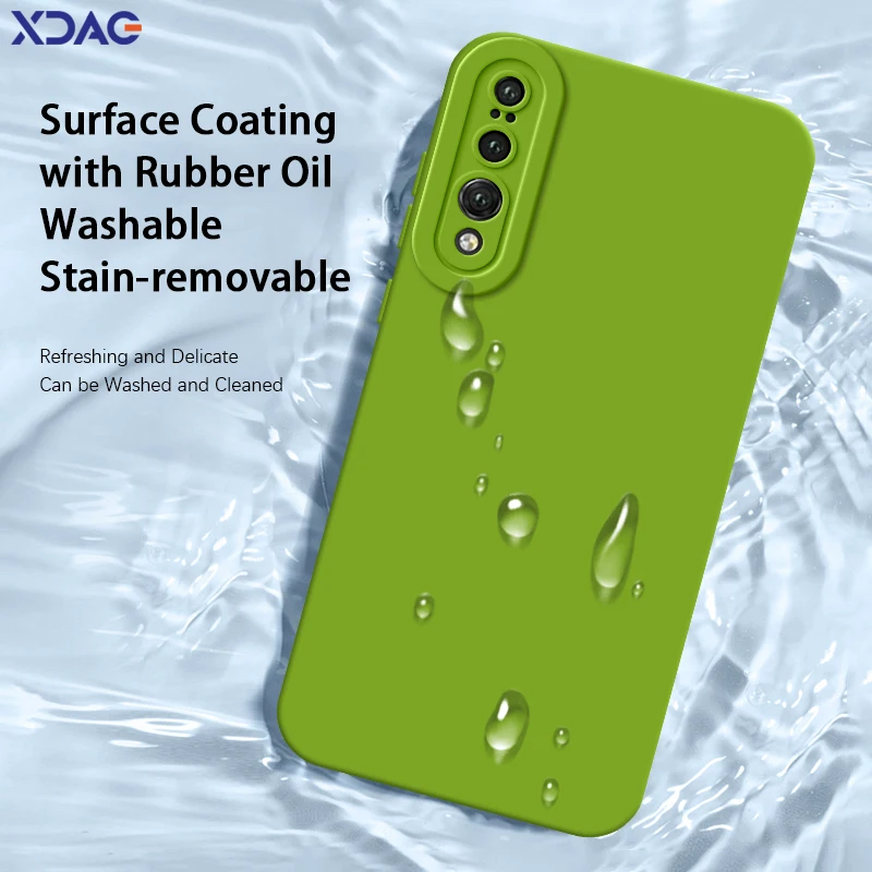 Funda de silicona líquida con Ojos de Ángel para móvil, protector de lente a prueba de golpes para Huawei P20 Pro Lite 2019 360, Huawei P20Pro P20Lite - imagen 5