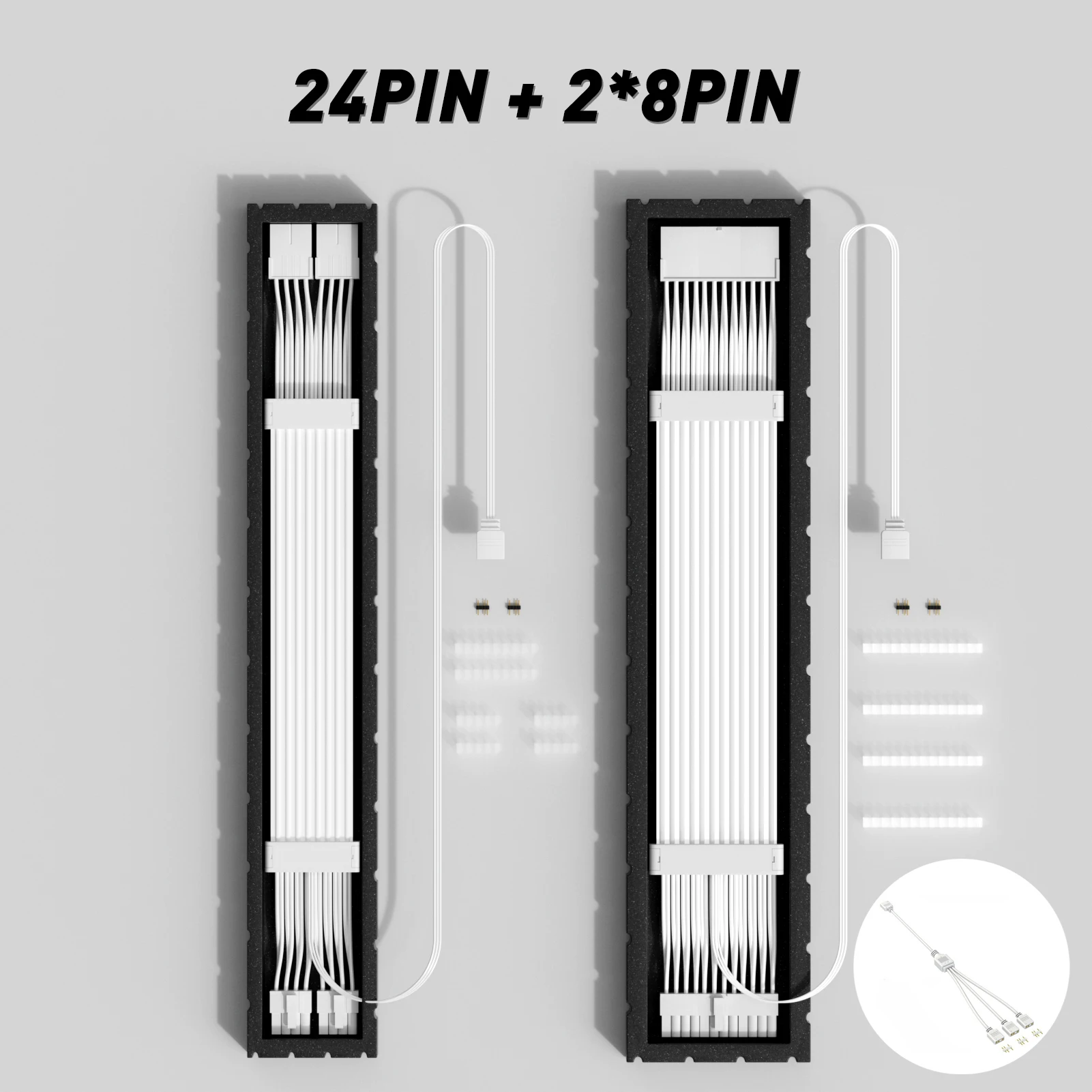 24 PIN and 2x8 PIN