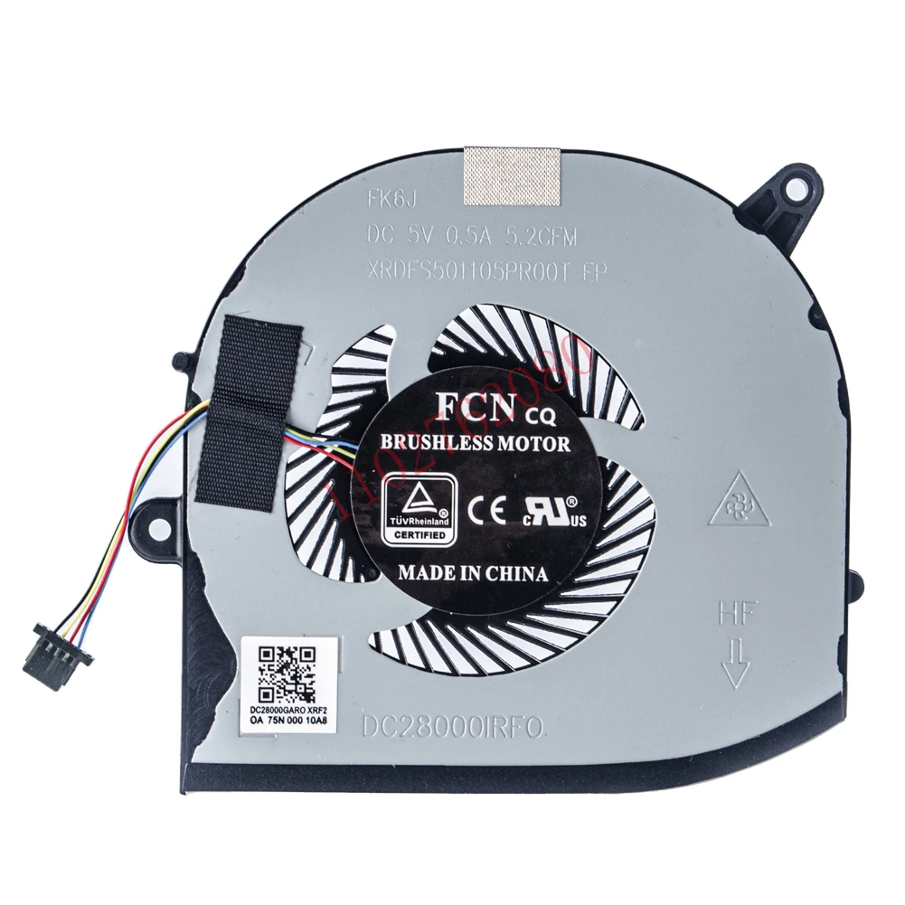 Ventilador de refrigeración de CPU + GPU para ordenador portátil de repuesto para DELL XPS15 9560 Precision 5520 Series 0VJ2HC 0TK9J1 - imagen 5