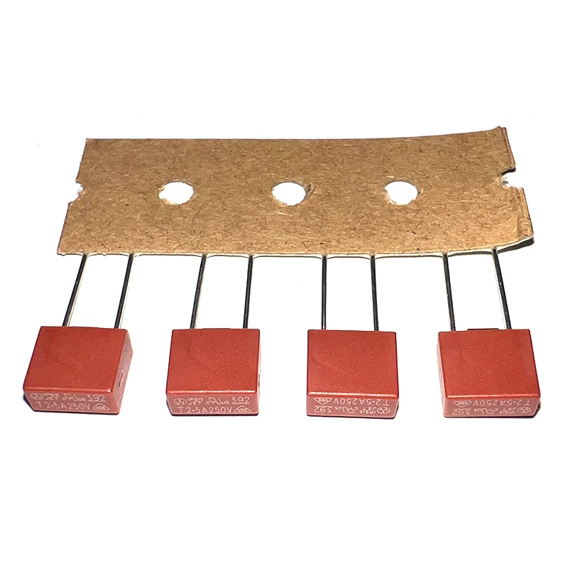 10 Uds 392 fusible cuadrado T5A seguro cuadrado rojo T4A rotura lenta 250v voltios T6.3A seguro de energía T10A T500ma 250v T1.25A250v - imagen 2