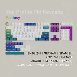 Teclas PBT Dye-Sub MOA para Teclado Mecánico ISO/ANSI Multilingüe