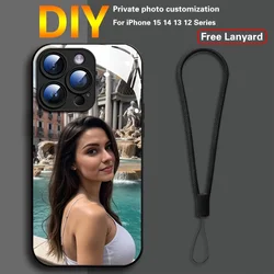 Funda personalizada de vidrio templado para iPhone 16 Pro Max