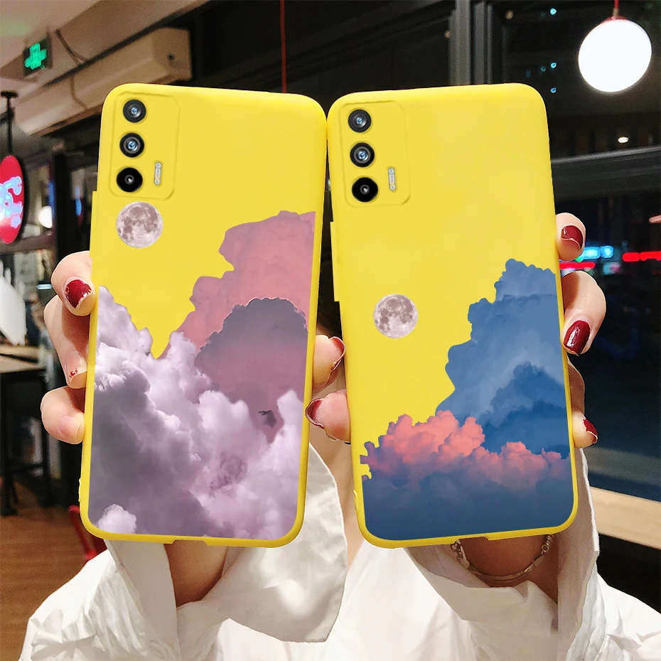 Funda trasera de dibujos animados para teléfono móvil, carcasa blanda con flores para Realme GT Neo 2T RMX2202 5G - imagen 3