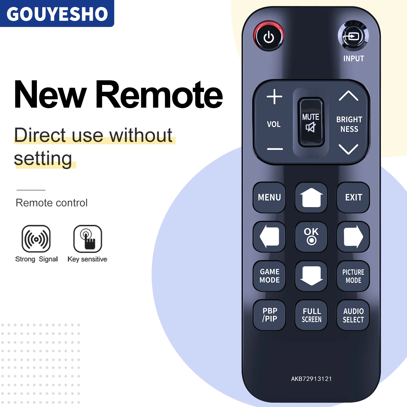 Nuevo AKB72913121 Control remoto para barra de sonido sistema de reproductor de Audio AKB72913119 - imagen 2