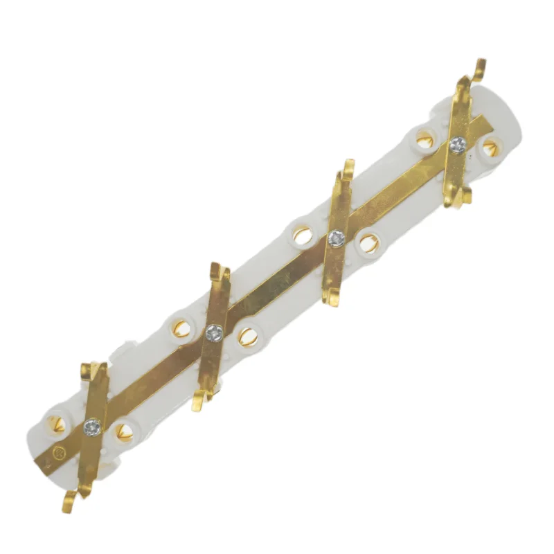 Enchufe de extensión europeo de 4 bandas con interruptor, tira de alimentación eléctrica de 4 bandas - imagen 4