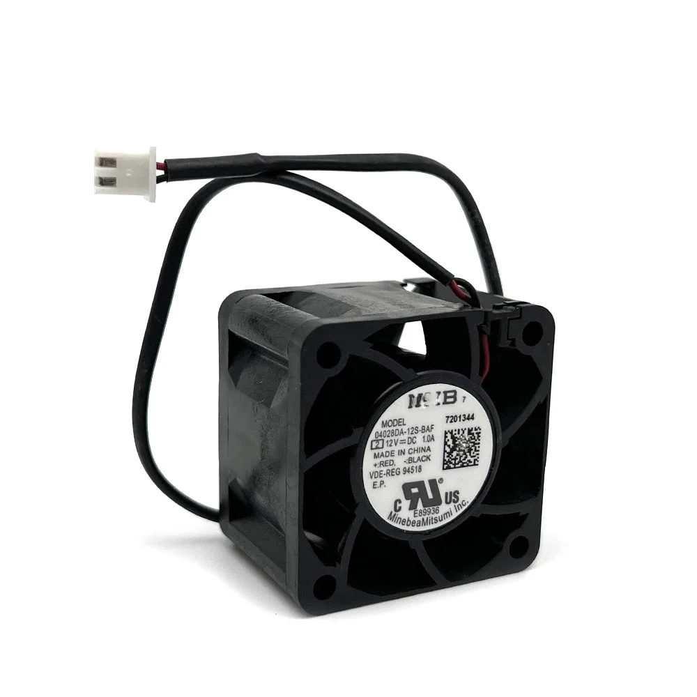Nuevo ventilador de refrigeración para NMB 04028DA-12S-BAF 04028DA-12S 04028DA 4028 DC12V 1A, 40x40x28MM, fuente de alimentación 1U