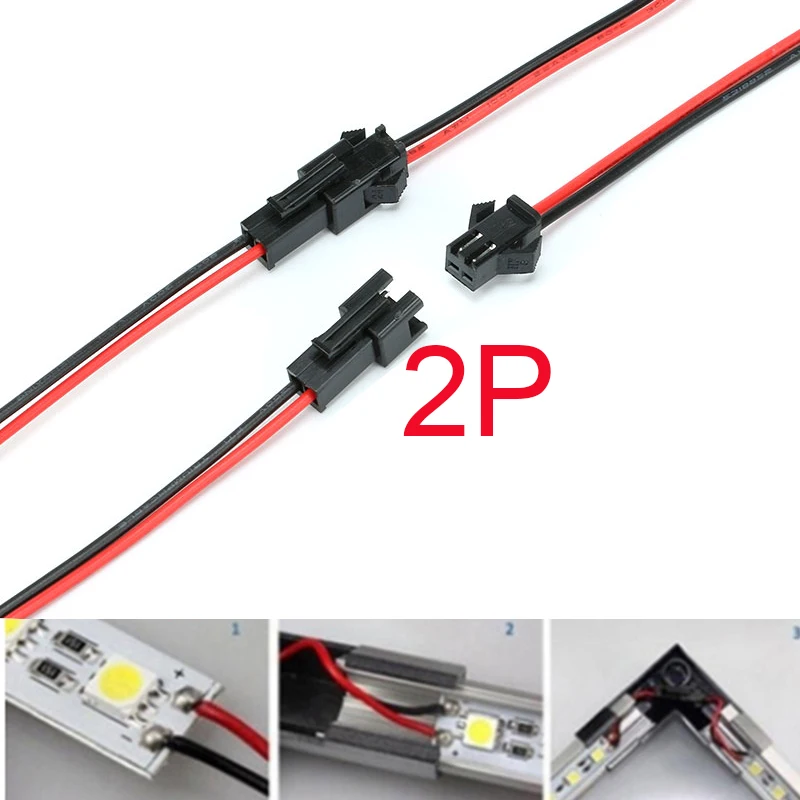 10 pares 2/3/4 Pin SM JST enchufe macho hembra conector de cable para RC Lipo batería coche barco Drone avión - imagen 2