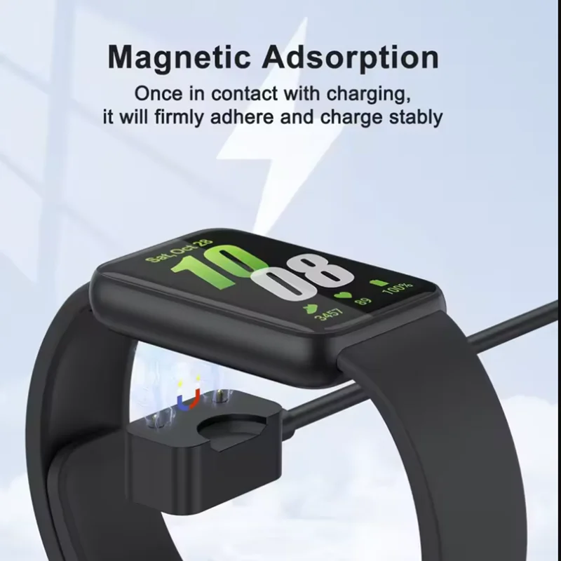 Cargador USB de 55CM para Samsung Galaxy Fit 3, adaptador, Cable de carga magnético para Samsung Galaxy Fit 3, accesorios para reloj inteligente - imagen 2
