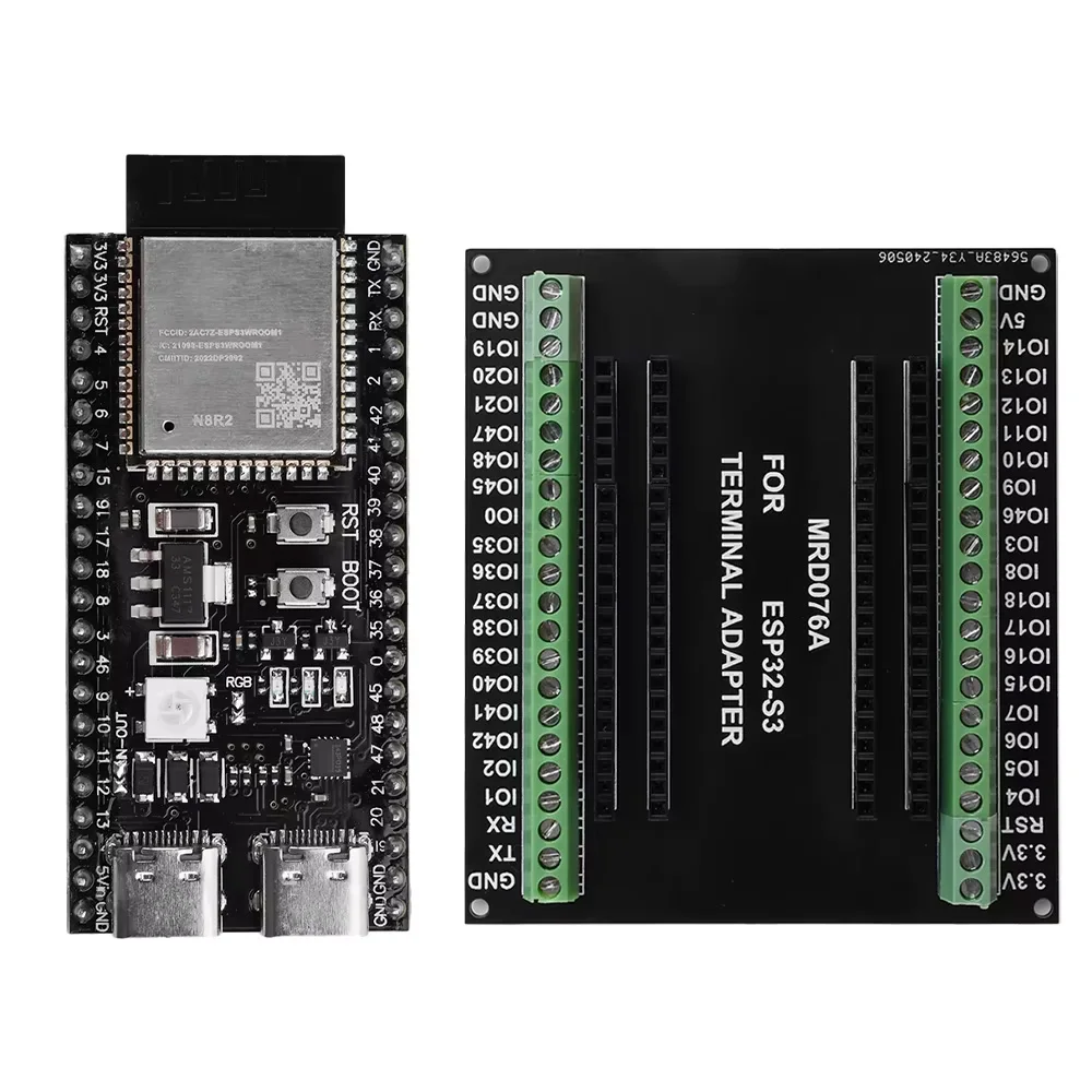 Placa de desarrollo ESP32-S3 GPIO IoT, placa de expansión de 44 pines para N8R2 N16R8 ESP32-S3, WiFi, Bluetooth, módulo 5,0 compatible - imagen 2