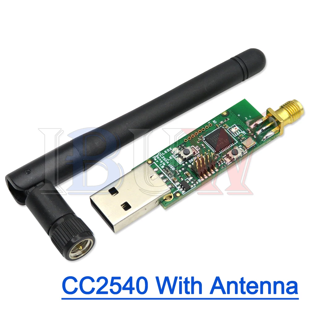 Placa de rastreo Zigbee inalámbrica, Analizador de Protocolo de paquete, interfaz USB, Módulo de Captura Dongle con antena de carcasa, CC2531, CC2540, nuevo - imagen 5