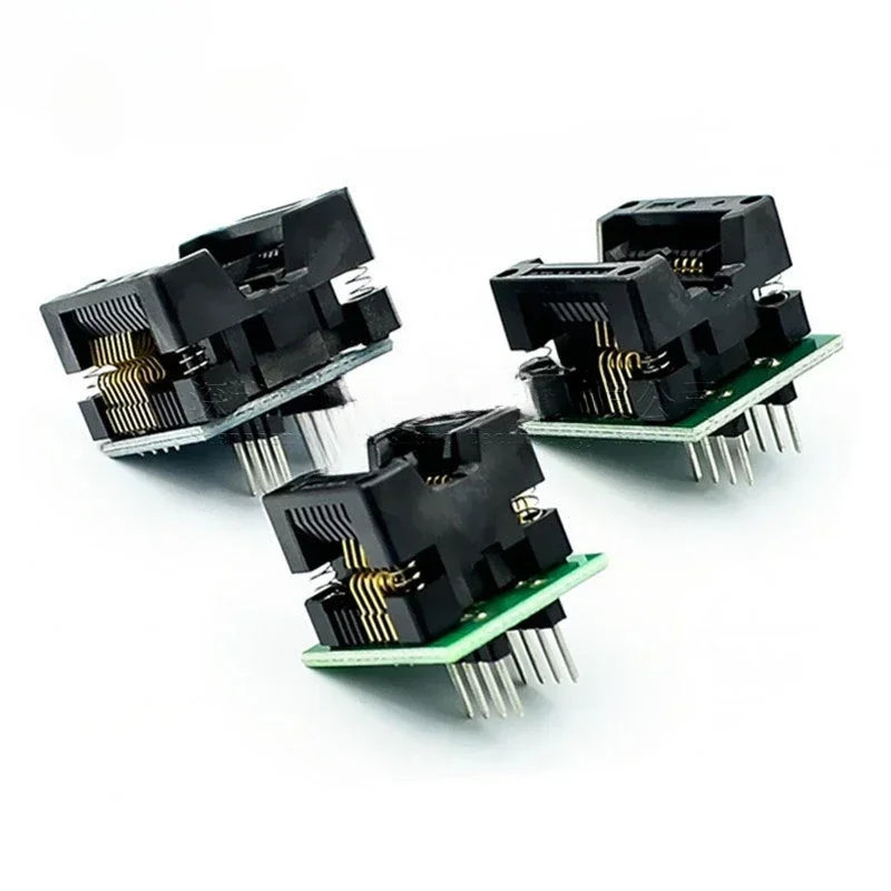 Módulo convertidor de enchufe adaptador de Clip de prueba SOP8 SOP8 a DIP8 150mil 200mil soporte de prueba IC