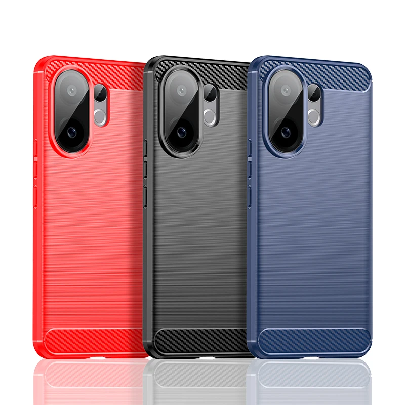 Para Vivo V60 Funda Vivo V60 Funda Coque Funda de silicona suave TPU goma a prueba de golpes Protector de teléfono Para Vivo V60