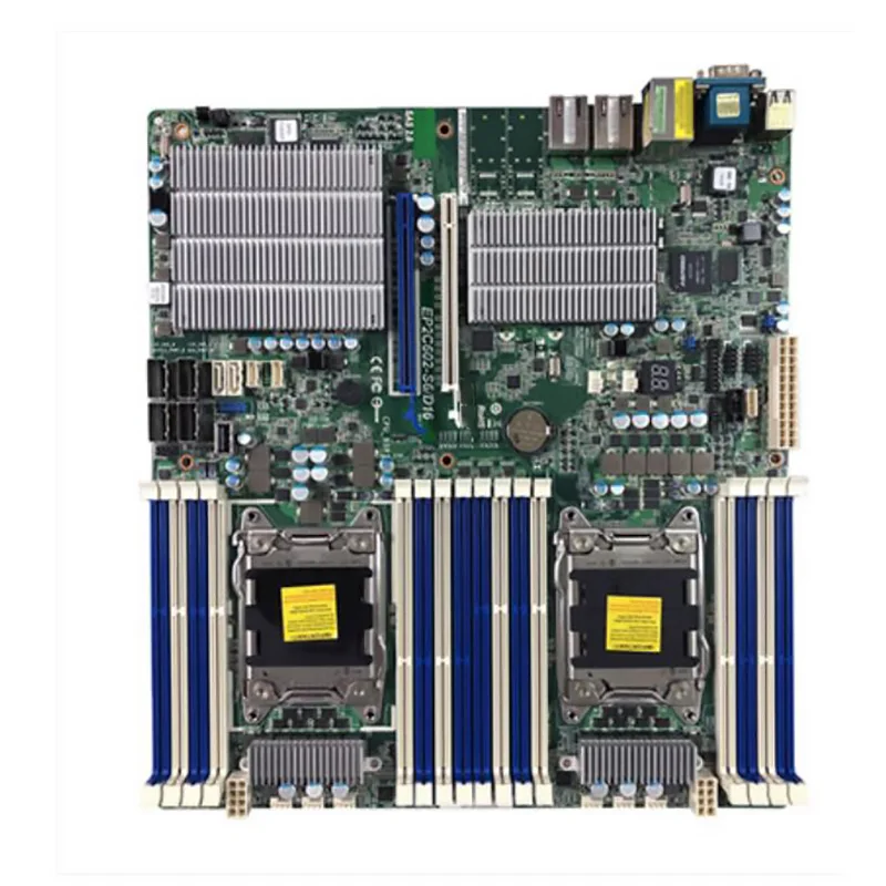 EP2C602-S6/D16 para placa base de estación de trabajo de servidor ASRock LGA2011 compatible con interfaz de gestión inteligente Dual E5CPU Ipmi