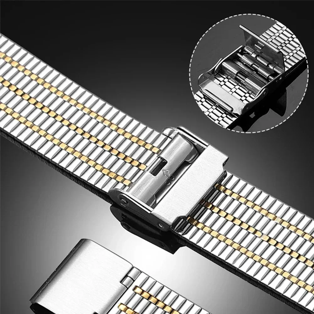 Correa de Metal sin huecos para Samsung Galaxy Watch 8, 40mm, 44mm, 46mm, correa de acero inoxidable para Galaxy Watch8 Classic, pulseras de repuesto - imagen 2