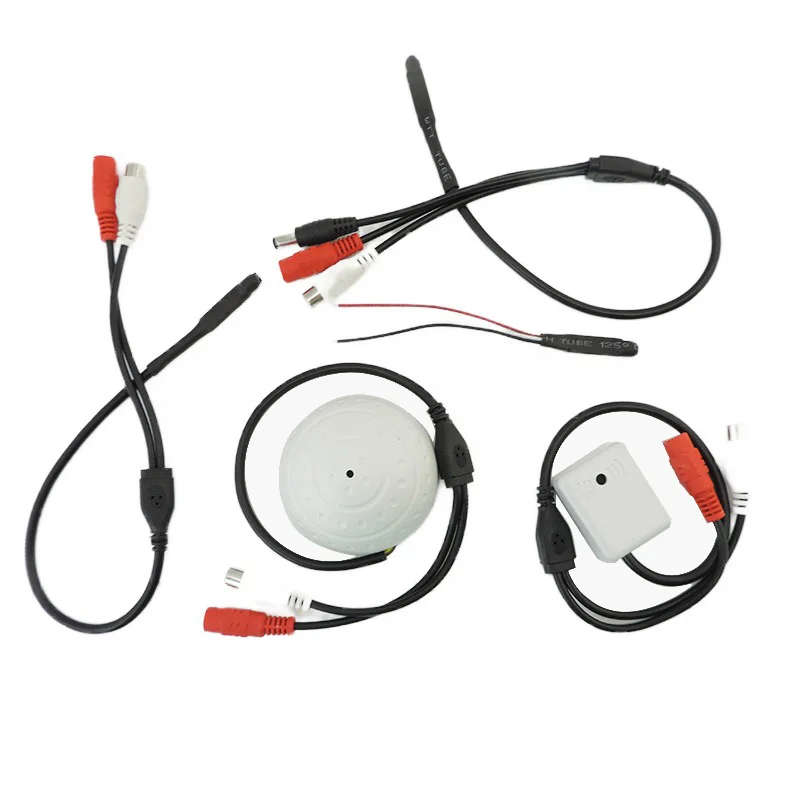 Micrófono de monitoreo de Audio hembra, dispositivo de grabación de sonido para cámara CCTV, seguridad IP, Monitor de voz q1, CC 9V, 12V, RCA