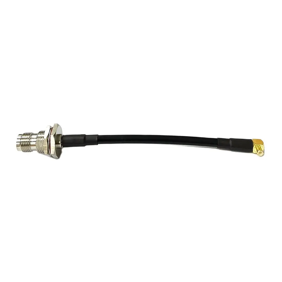 Adaptador de Cable hembra TNC a MCX macho, Conector de ángulo recto, RG58, 20cm/30cm/50cm para WIFI inalámbrico, novedad