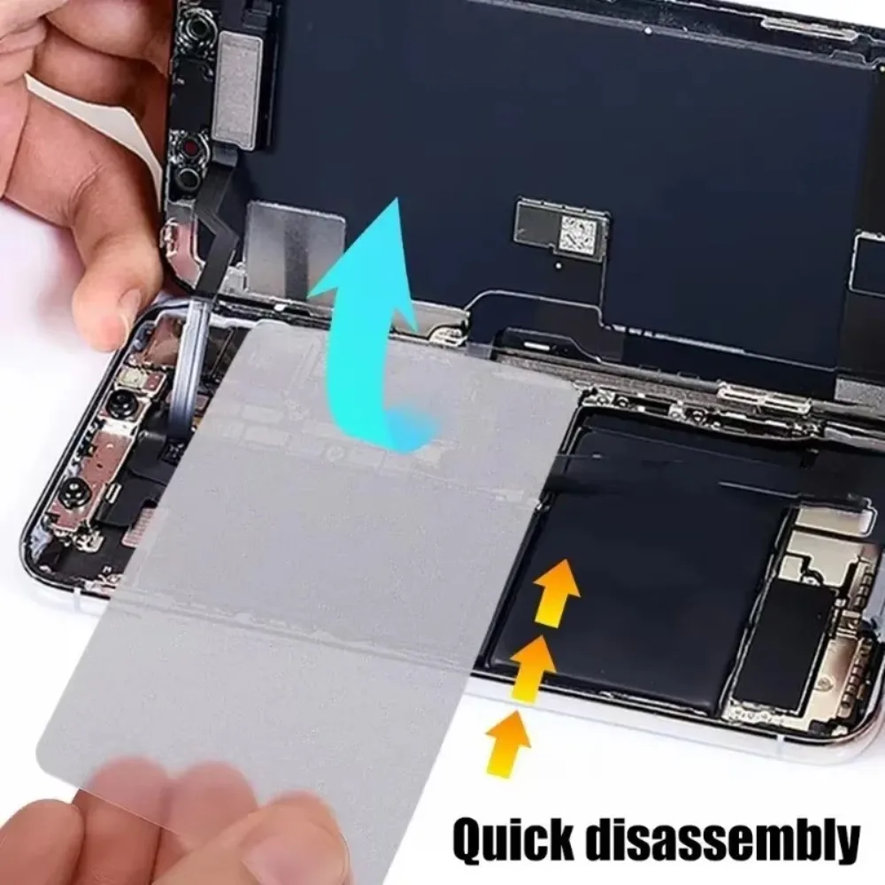 Abridor de pantalla de teléfono con tarjeta de plástico, herramienta de extracción de palanca Flexible ultrafina, herramientas de reparación transparentes para pantalla LCD de tableta móvil, 1-50 Uds. - imagen 4