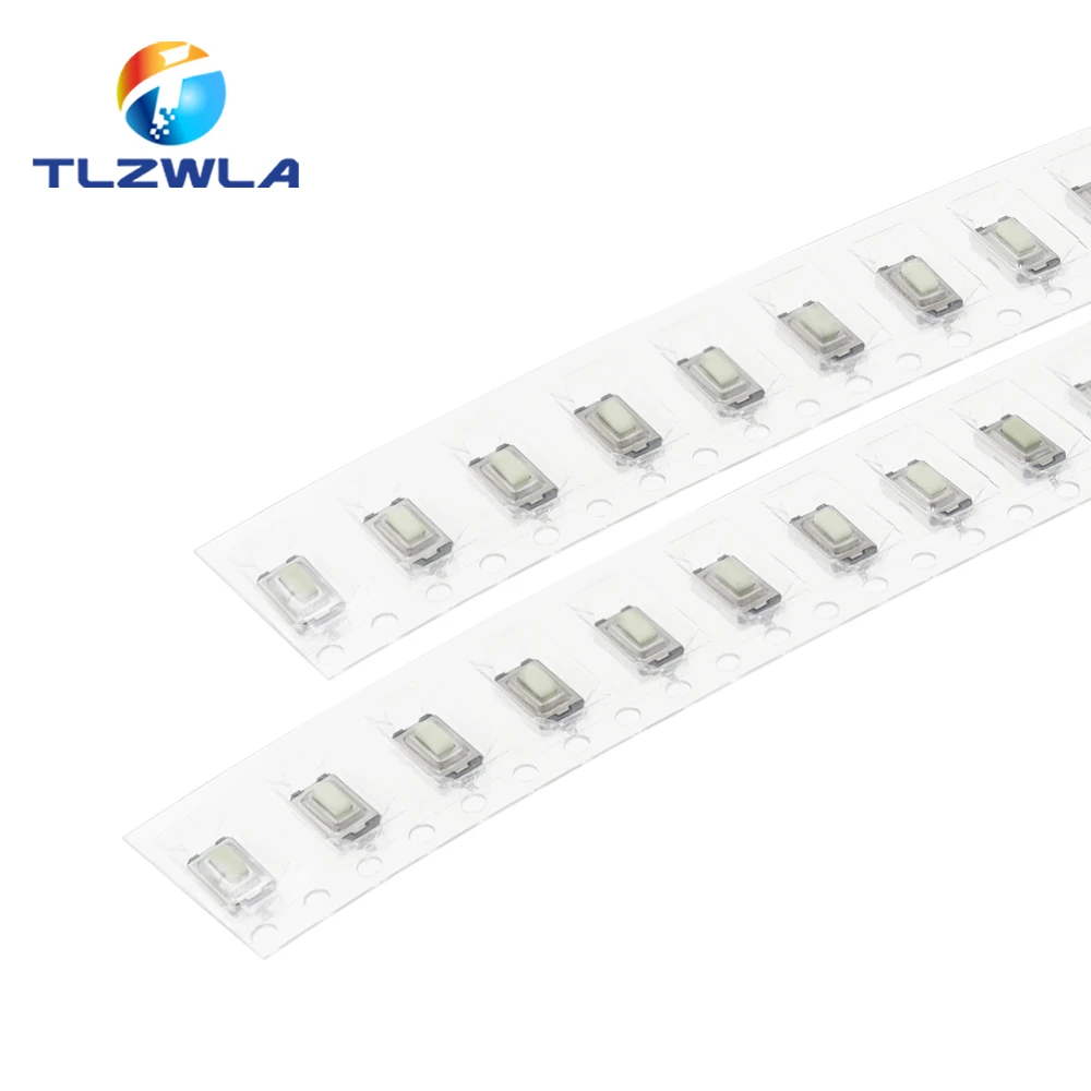 100 Uds carrete tacto Micro interruptor 3X6X2.5 interruptor de botón táctil 3*6*2,5mm SMD 2 pines Control remoto de coche interruptor de botón - imagen 2