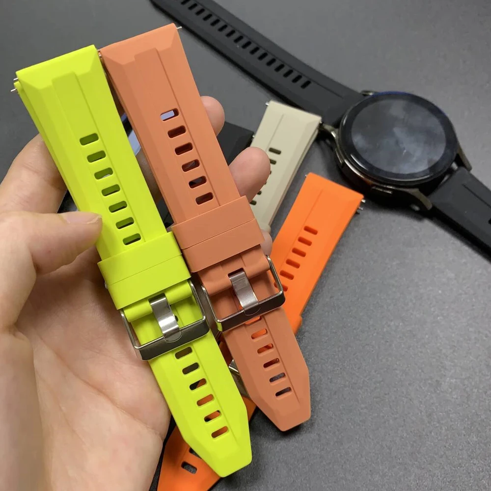 Correa de silicona de 22mm para SUUNTO RACE RUN, pulsera deportiva suave para SUUNTO 5 9 PEAK PRO DLC/OCEAN/VERTICAL/Race S 2, accesorios - imagen 4