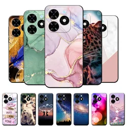 Funda Silicona Antigolpes Tecno Spark GO Negro Agarre Firme Uso Diario
