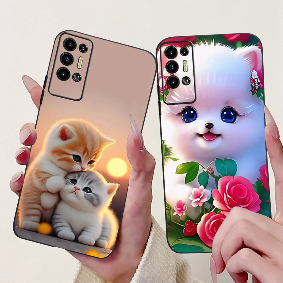 Para Tecno Pova 2 funda LE7 LE7n lindo amor cubierta pintada con calor funda de teléfono de silicona suave para Tecno Pova LD7 LD7j Pova2 Fundas parachoques - imagen 3