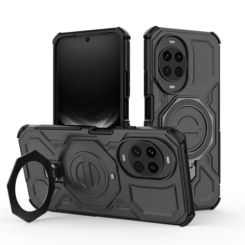 Para Huawei Nova 14 Funda Huawei Nova 14 Funda con soporte magnético inalámbrico de carga Fundas protectoras para teléfono en Nova 14 Funda - imagen 2